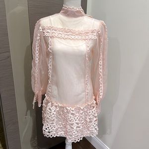 Lovely underlined peony dress